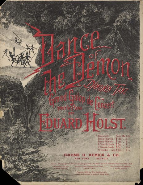 Dance of the Demon, 1906, Courtesy the Charles Templeton Sheet Music Collection