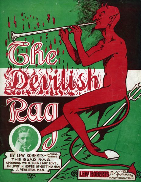 The Devilish Rag, 1908, Courtesy the Charles Templeton Sheet Music Collection
