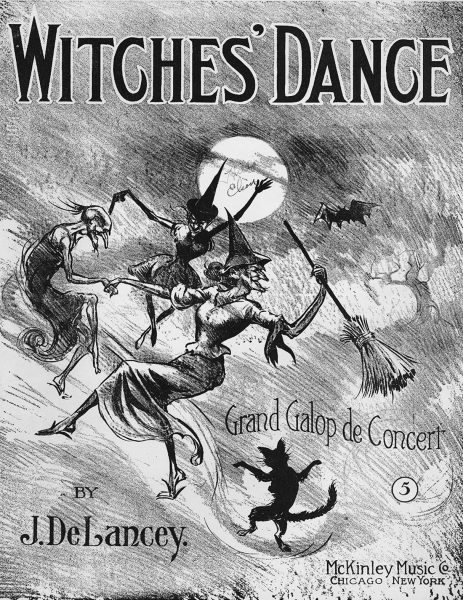 Witches' Dance, 1909, Will O’ The Wisp Rag, 1911, Courtesy the Charles Templeton Sheet Music Collection