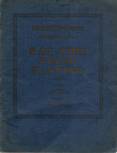 Christensen's Ragtime Instruction Book Cover