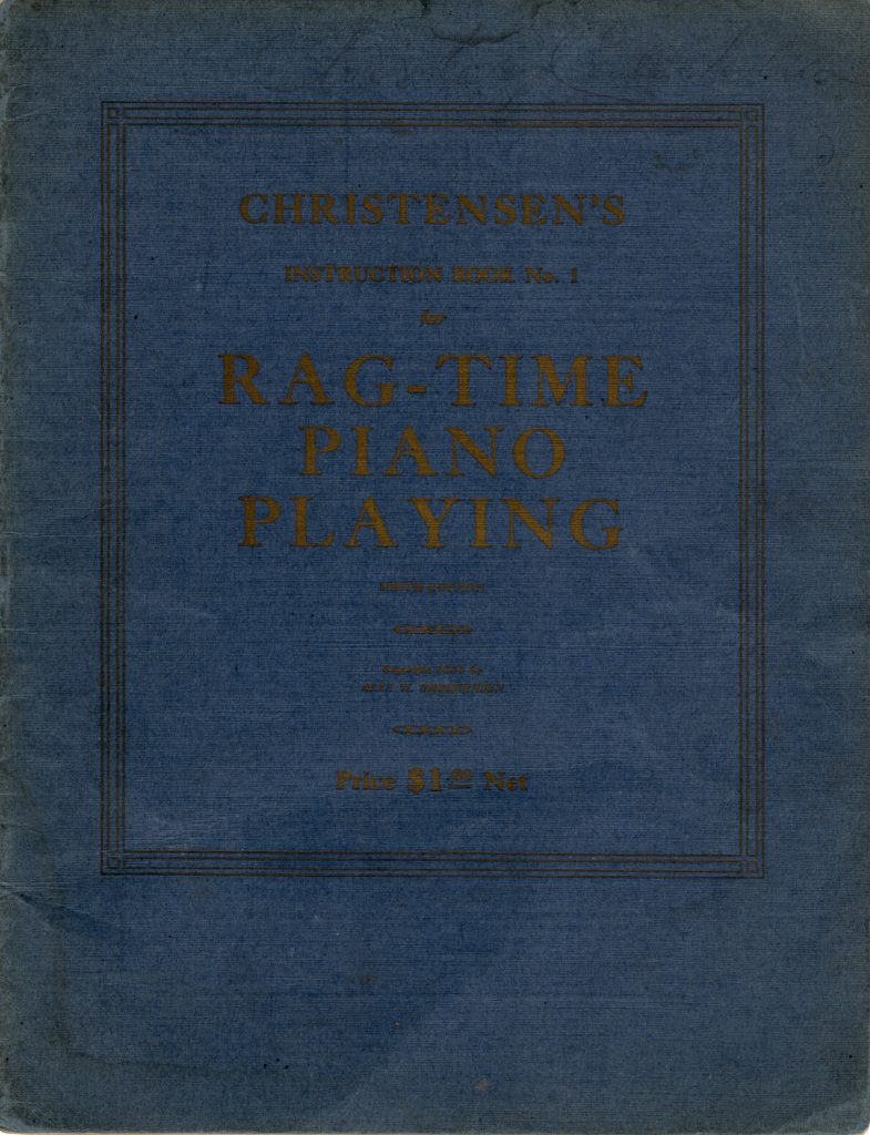 Christensen's Ragtime Instruction Book Cover