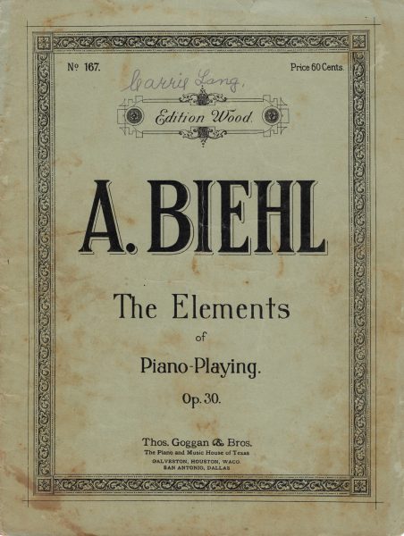 The Elements of Piano Playing Cover